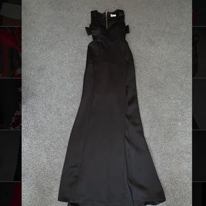 all black formal dress